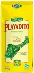 Yerba Mate Playadito 1 kilo de feuilles de thé en vrac avec des tiges