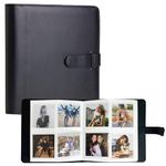 288 Pockets Photo Album for Fujifilm Instax Square SQ1/SQ6/SQ10/SQ20 Camera, Mini Shot 3 Square, Mini Shot 3 Square Printer, Kodak Mini 3 Square, Square photo album for Instax Square Photo (Black)