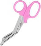 IMKRC - Bandage Shears Scissors EMT and Medical Scissors, for Nurses, Students, Emergency Room Paramedics - Perfect Nurse Scissors for First Aid, Tough Cuts (Small 5.5 Inches, Pink)