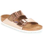 Birkenstock Arizona Soft Footbed Metallic Copper Leather