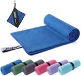 Linlook Microfibre Towel - Large Quick Dry Travel Towel, Compact&Lightweight Bath Towel for Beach Swimming Gym Sports Hiking and Camping (Royal Blue, 180x80cm)