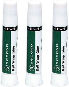 5 Second Nail Wrap Glue, Fix Splits, Cracks On Natural Nails and Full Cover Nails, Tips, Wraps 2 g, 3 Count
