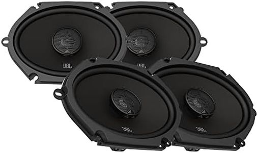 JBL - Two Pairs of STADIUM862F 6" x 8" Step-up Custom-Fit Car Audio Speaker Systems NO Grill