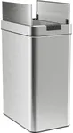 hOmeLabs 13 Gallon Automatic Trash Can for Kitchen - Stainless Steel Garbage Can with No Touch Motion Sensor Butterfly Lid and Infrared Technology with AC Power Adapter