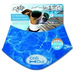 All For Paws Chill Out - Always Be Cool Ice Cooling Bandana Dog Neck Scarf - High Tech S-L - Cooling Without Refrigerator