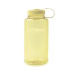 Nalgene 32 oz Wide Mouth Water Bottle | BPA-Free, Durable & Leak Proof, Lightweight Bottle for Hiking & Gym, Work & Travel, Butter