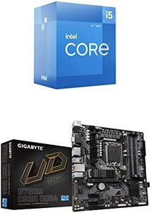 Intel Core i5 Core 12400F + GIGABYTE B760M DS3H DDR4 Motherboard