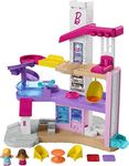 Fisher-Price Little People Barbie Toddler Toy Little DreamHouse Playset with Music Lights Sounds & 7 Pieces for Ages 18+ Months