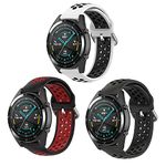 HOMTERN 3-Pack 22mm Width Straps Compatible with SAMSUNG Gear S3 Frontier/Galaxy Watch 3 45mm/GARMIN Vivoactive 4/Venu 2 And Fossil Gen 5, Silicone Flexible Durable Smartwatch Bands for Women Man