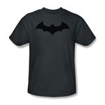 Mens Batman Short Sleeve Hush Logo Medium T-Shirt Tee Charcoal