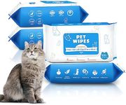 PUMBLER Dog Wipes Cleaning Deodorizing - 400count/4packs Hypoallergenic Wipes for Dogs and Cats - Gentle Dog Bath Wipes, Puppy Wipes - Pet Wipes for Clean Ears, Paws, Body, and Butt