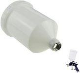 ORAZIO Paint Spray Gun HVLP Plastic Cup 600ml with Thread Connector Fits Most Automotive Series Spray Guns SP22142002