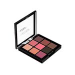 Swiss Beauty Ultimate 9 Pigmented Colors Eyeshadow Palette Long Wearing And Easily Blendable Eye Makeup Palette Matte, Shimmery And Metallic Finish - Multicolor-06, 6G