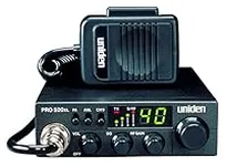 Uniden PRO520XL Pro Series 40-Channel CB Radio. Compact Design. ANL Switch and PA/CB Switch. 7 Watts of Audio Output and Instant Emergency Channel 9. - Black