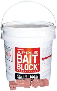 JT Eaton 709-AP Bait Block Anticoagulant Rodenticide, Apple Flavor, for Mice and Rats (9 lb Pail of 144)