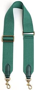 Jiesinlov Purse Strap for Handbag Adjustable Replacement Crossbody Bag Wide Canvas Shoulder Strap (Green)
