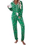 Ekouaer Pajamas Set Long Sleeve Sleepwear Womens Button Down Nightwear Loungewear Sets