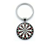 Dartboard Pendant Keychain keyring For Cars, Motorcycles, Bicycles