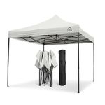 All Seasons Gazebos 3x3m Heavy Duty Fully Waterproof Pop up Gazebo With Accessory Pack - White