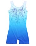 Zaclotre Kid Girls Gymnastic Leotard Sparkly Shiny Diamond Ballet Outfit