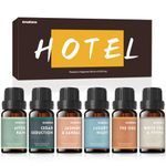 AmaKane Fragrance Oils, Hotel Collection Diffuser Oil, Fragrance Oil for Candle Making, Soap Scents for Making Soap, Essential Oils Set 6x10ml, Luxury Night, White Tea& Thyme, Jasmine& Sandal and More