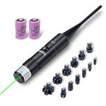 ARKSight Green Laser BoreSighter for .17 to .78 Calibers, Hunting Bore Sight for Rifle Scope and Handgun Sight, Laser Dot Boresighting Kit with Press Switch