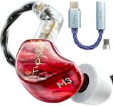 Tipsy M3 IEM + USB‑C Dual‑DAC Adapter Bundle — Plug‑and‑Play Hi‑Fi, 1DD+2BA Clarity + Powerful Bass