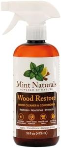 Mint Naturals Furniture Cleaner & Wood Conditioner – Plant-Based Wood Polish | Cleans & Protects | 16 oz Made in USA