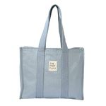 The Free Folk Premium Unisex-Adult Canvas Cotton Shoulder Tote Bag (Blue)