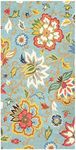 Lahome Collection Floral Runner Rug