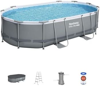 Bestway Power Steel Frame Above Ground Swimming Pool Set