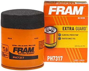 FRAM Extra Guard PH7317, 10K Mile Change Automotive Replacement Interval Spin-On Engine Oil Filter for Select Vehicle Models