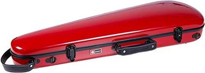 Crossrock Fiberglass Backpack Style 4/4 Full Size Red Violin Case (CRF1020VRD)