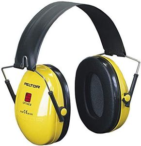 3M PELTOR Optime I Earmuffs, 28 dB, Yellow, Foldable, H510F-404-GU, XA007702138