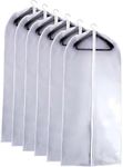 Pack of 6 Garment Bag Clear Dust Ba