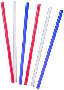 Tervis Reusable Six Pack Straws Made in USA Double Walled Insulated Tumbler Travel Cup Keeps Drinks Cold & Hot, 10 Inch Straight Straws, Traditional Assorted