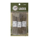 Rothco 72" Boot Laces - 3 Pack, Coyote Brown