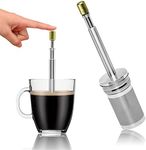 FinalPress Coffee and Tea Maker - Press the Plunger to Brew Anywhere - 304 Stainless Steel