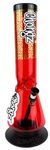 CHONGZ 30cm "GOLDEN BALLS" Ice Twist Bong Waterpipe (CHO124) (Red)