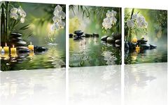 TutuBeer 3 Pcs Canvas Zen Wall Art 