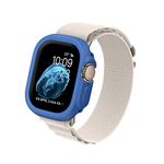 RHINOSHIELD Bumper Case Compatible with Apple Watch Ultra 2 / Ultra - [49 mm] | Slim Protective Cover - Lightweight and Shock Absorbent - Cobalt Blue