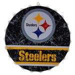 FOCO Pittsburgh Steelers Metal Distressed Bottlecap Wall Sign – Limited Edition Steelers Sign – Represent The NFL, AFC and Show Your Team Spirit with Officially Licensed Pittsburgh Football Fan Gear