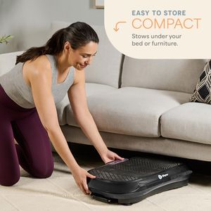 LifePro Vibration Plate – Whole Body Exercise Machine, Black