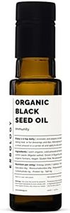 100% Organic Black Seed Oil 100ml - Nigella Sativa - Cold-Pressed - Over 2.5% Thymoquinone - Supports Digestive Health and Immunity - Non-GMO - No Additives or Preservatives