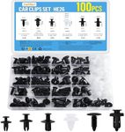 JatilEr 100 Pcs Car Body Trim Clips