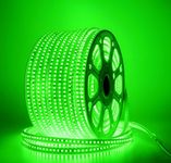 LED Rope/Strip/Pipe Lights (120 LED Per Meter) Indoor Outdoor Waterproof Lighting for Garden, Patio, Bedroom, Party-Functions, Diwali, Indoor Outdoor Decoration (SS) (Green, 30 Meter)