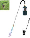 GasBRUH Weed Torch Propane Burner,34" Long arm Weed Torch,Fire Starter,Charcoal Starter,Blow Torch with Flame Control and Igniter for Roof,Wood,Ice,Snow (Tank not included)
