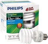 Philips 416016 CFL 23W = 100W Mini Twister Daylight (6500K) 4 Pack