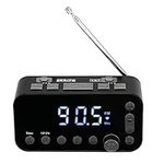 DAB/FM Clock Radio,DAB‑A1 Portable Alarm Clock Radio,Dual USB with Charging Port,LCD Display Backlight,Adjustable Volume Clock Radio