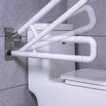 NUCARTURE Grab bar for Bathroom Toilet Handrails Bathroom Safety Stainless Steel Wall Mounted Grab Bar Hand Support Safety Rail Handle for Senior Citizen (U Shape, 60CM)